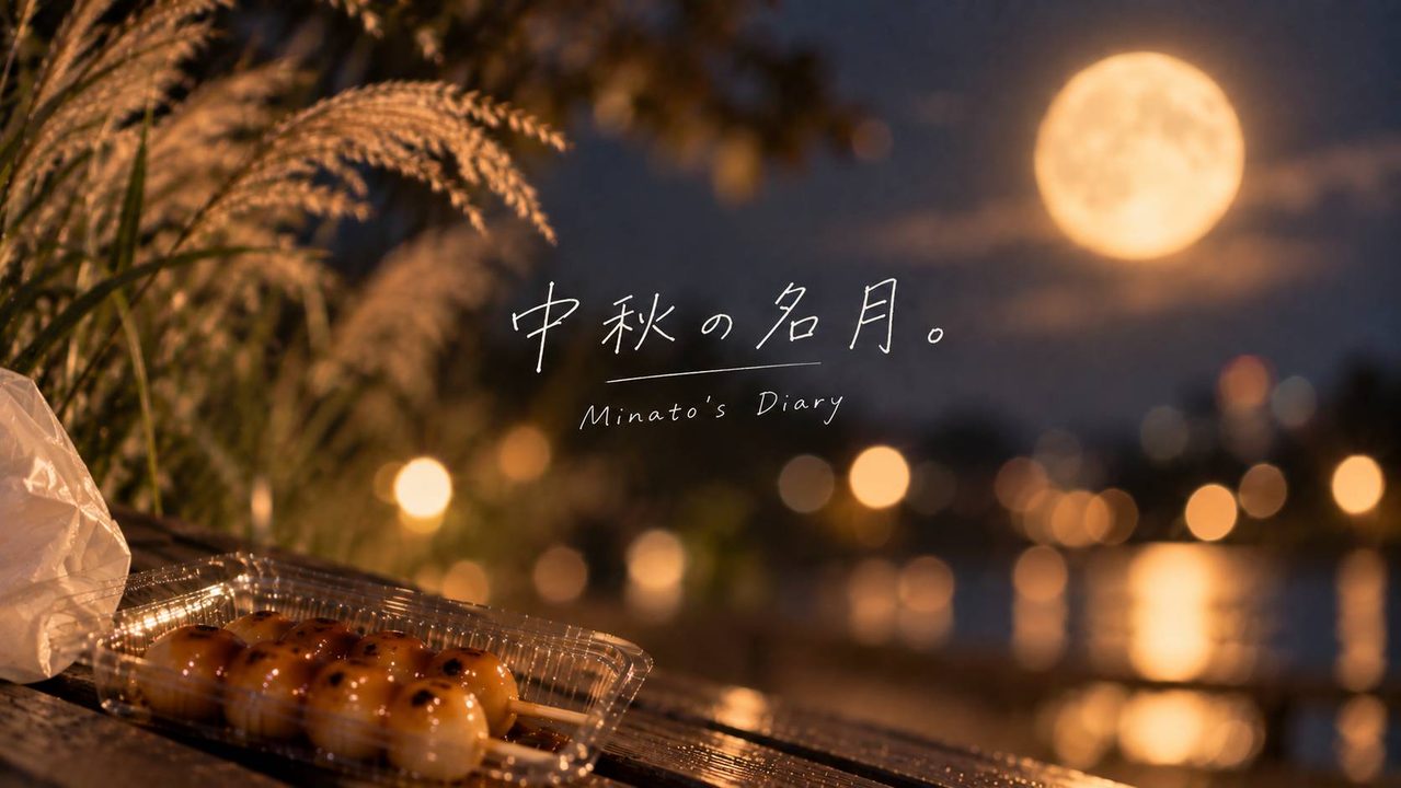 中秋の名月。